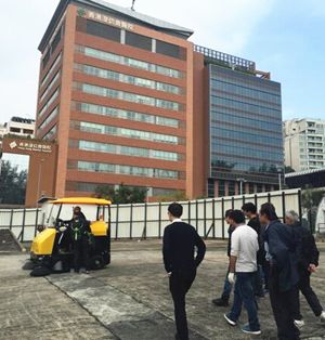 格美電動掃地車進軍香港啦